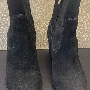 Treasure & Bond Black Suede Ankle Booties